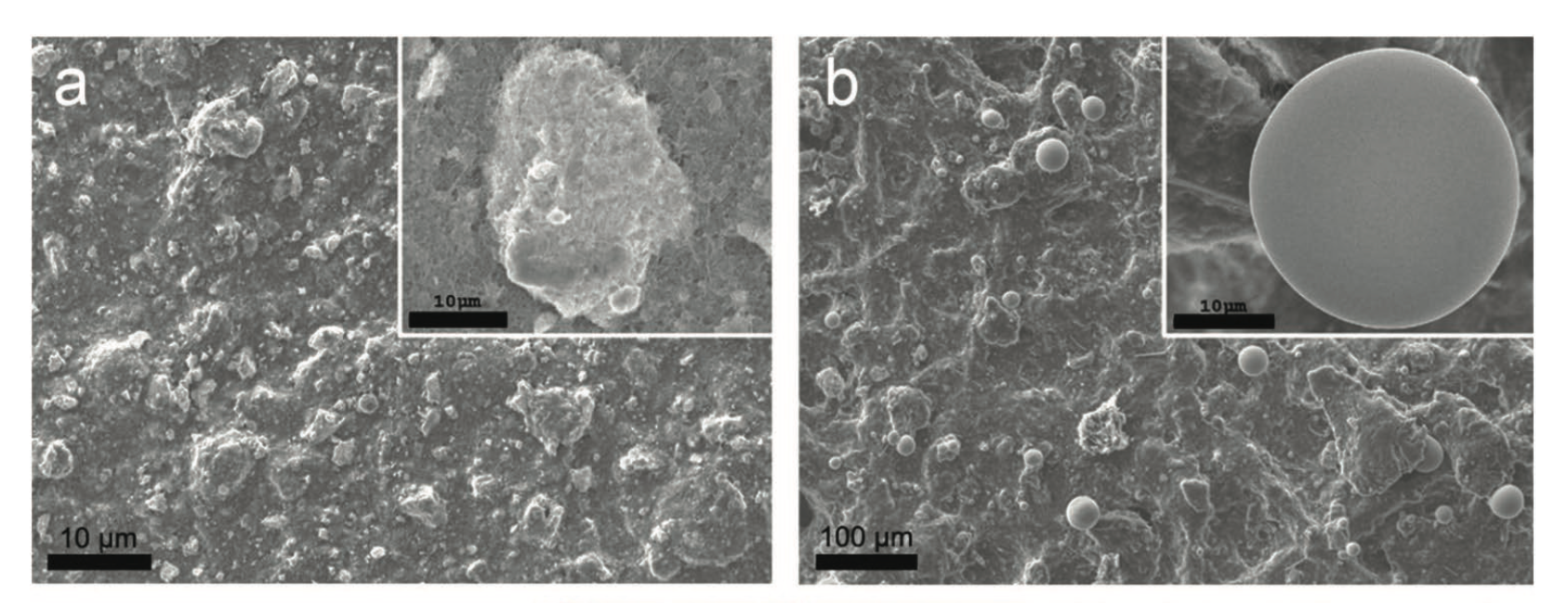 Microscopic view of the new batteries going through the self-healing process